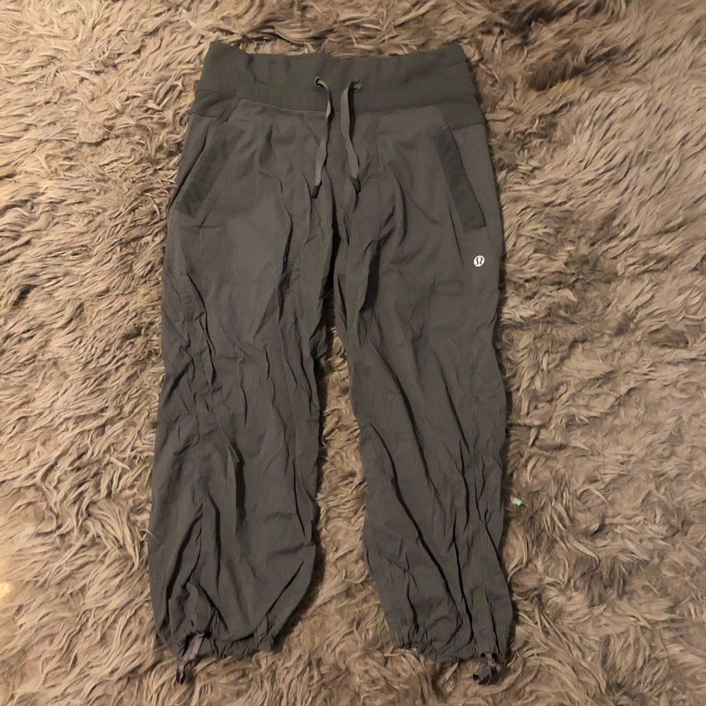 Lululemon Gray Studio Crop